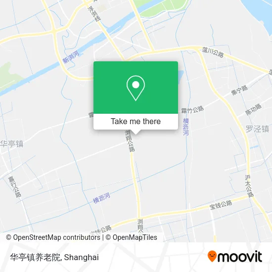 华亭镇养老院 map