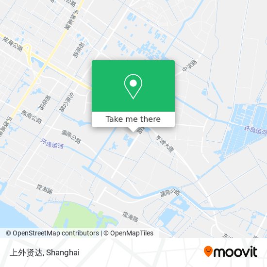 上外贤达 map