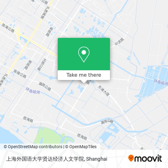 上海外国语大学贤达经济人文学院 map