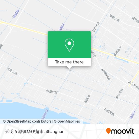 崇明五滧镇华联超市 map