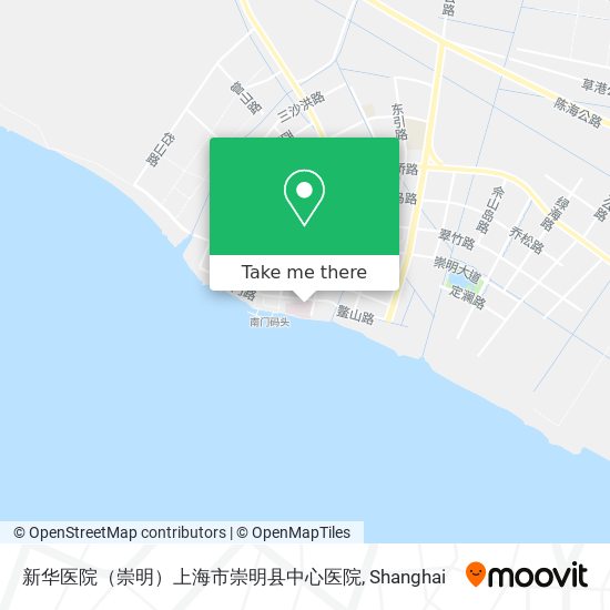 新华医院（崇明）上海市崇明县中心医院 map