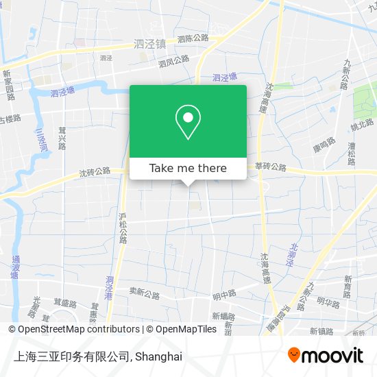 上海三亚印务有限公司 map