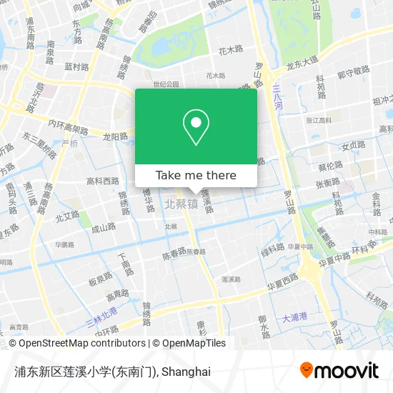 浦东新区莲溪小学(东南门) map