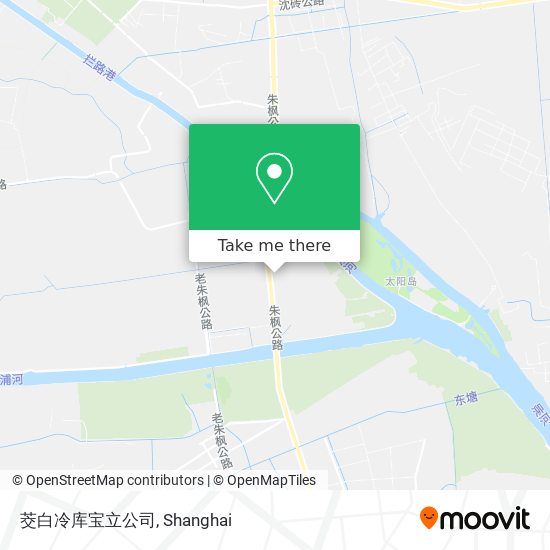 茭白冷库宝立公司 map