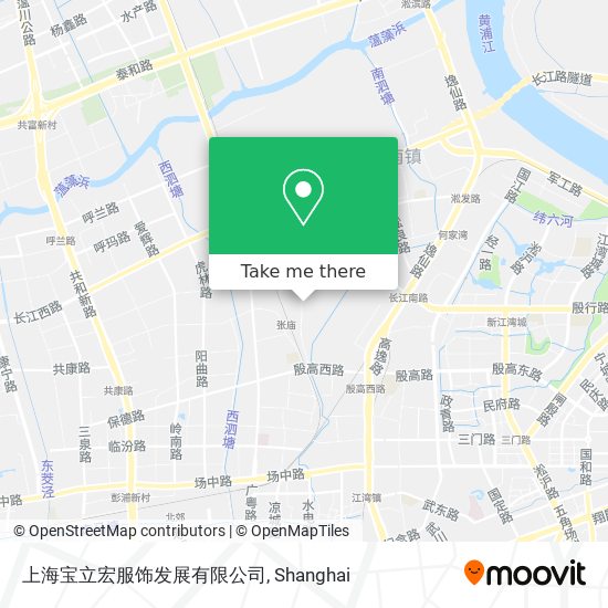 上海宝立宏服饰发展有限公司 map