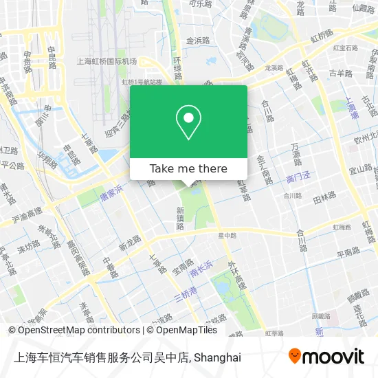 上海车恒汽车销售服务公司吴中店 map