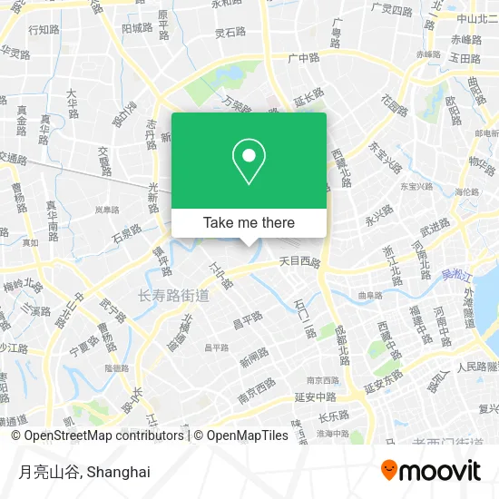 月亮山谷 map