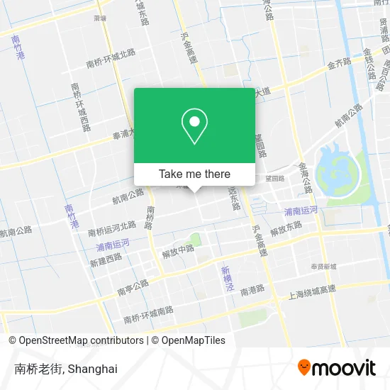 南桥老街 map