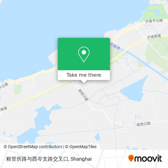 粮管所路与西岑支路交叉口 map