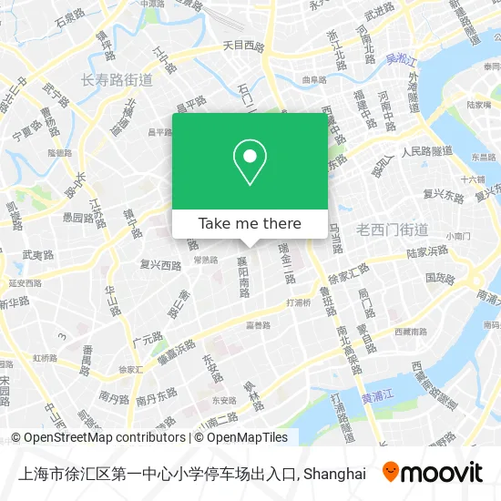 上海市徐汇区第一中心小学停车场出入口 map