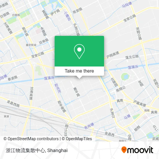浙江物流集散中心 map