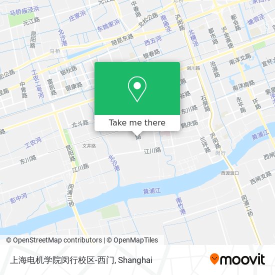 上海电机学院闵行校区-西门 map