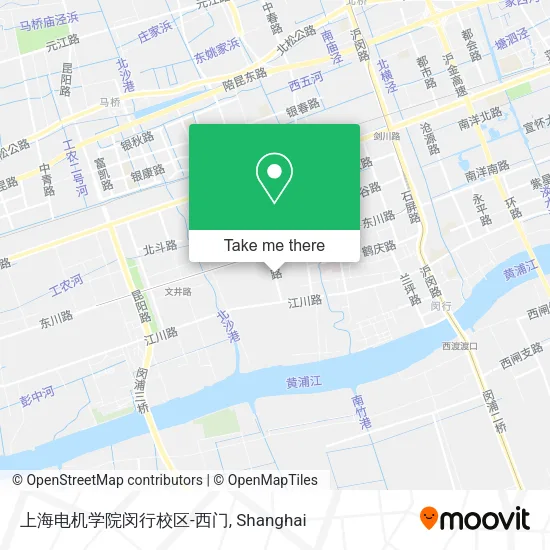 上海电机学院闵行校区-西门 map