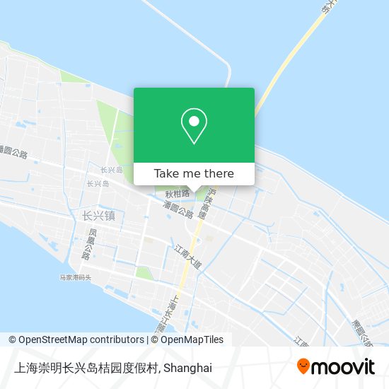 上海崇明长兴岛桔园度假村 map