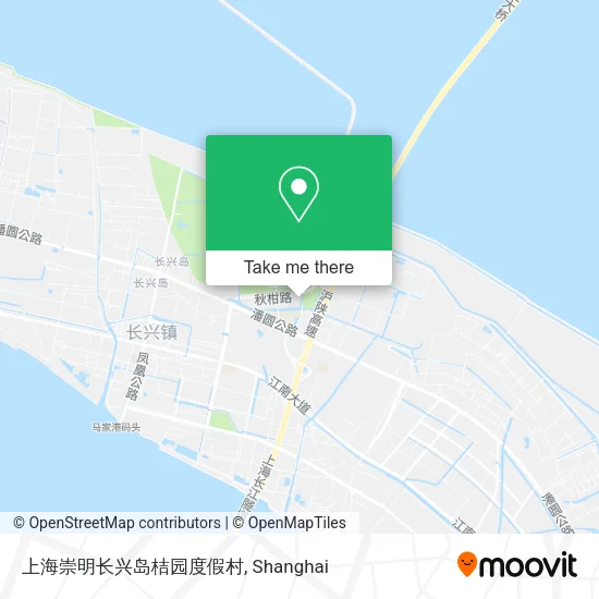 上海崇明长兴岛桔园度假村 map