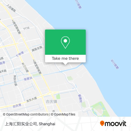 上海汇阳实业公司 map