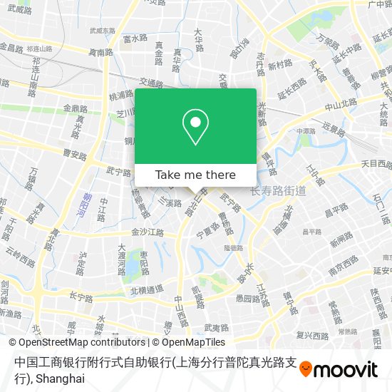 中国工商银行附行式自助银行(上海分行普陀真光路支行) map