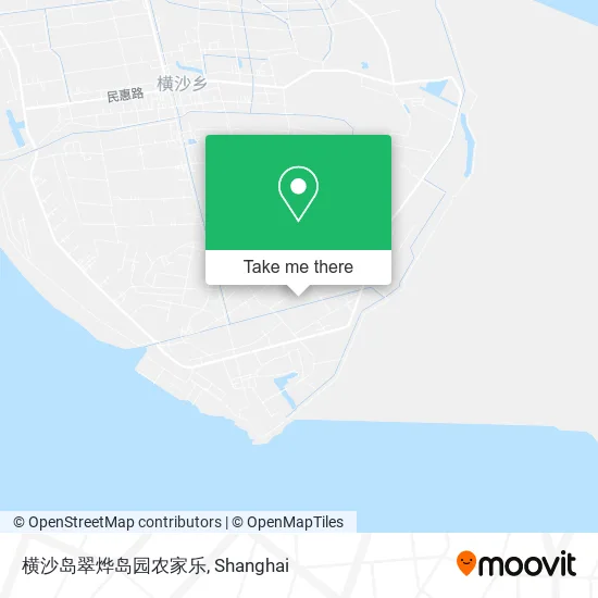 横沙岛翠烨岛园农家乐 map
