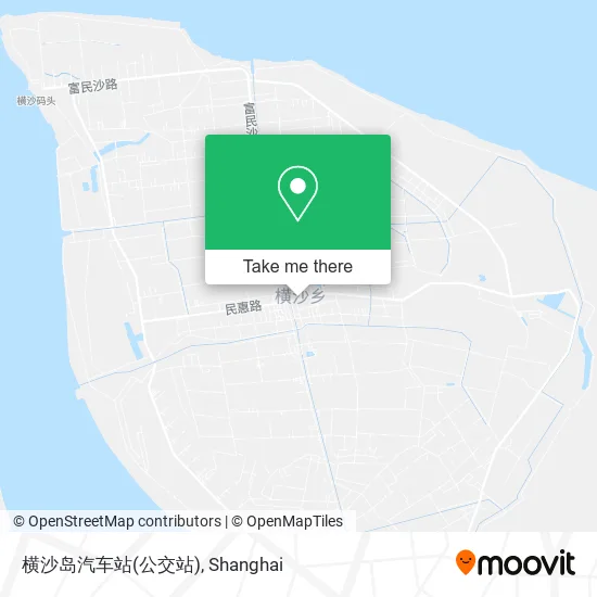 横沙岛汽车站(公交站) map