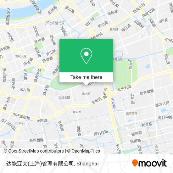 达能亚太(上海)管理有限公司 map