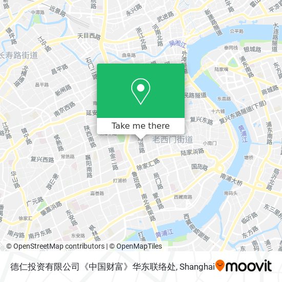 德仁投资有限公司《中国财富》华东联络处 map