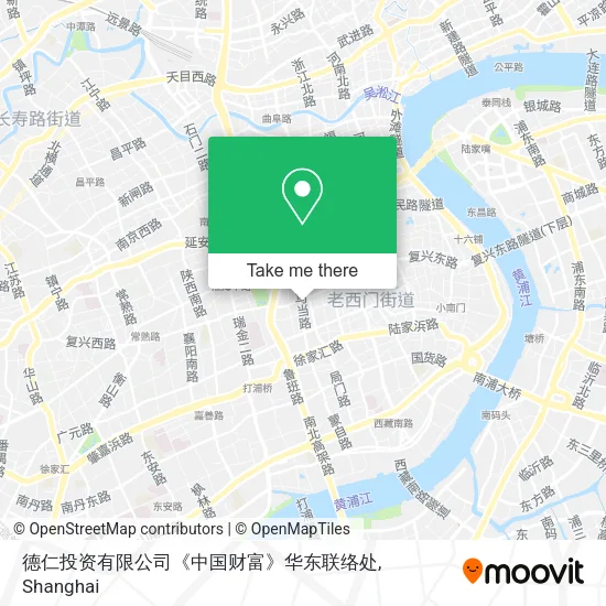 德仁投资有限公司《中国财富》华东联络处 map