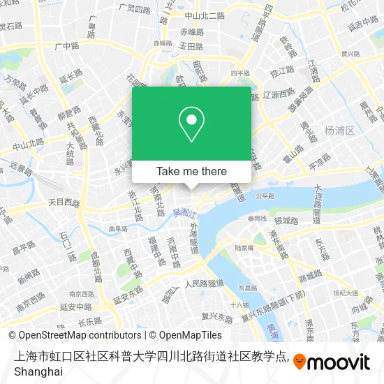 上海市虹口区社区科普大学四川北路街道社区教学点 map