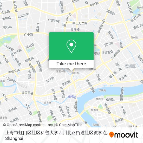 上海市虹口区社区科普大学四川北路街道社区教学点 map