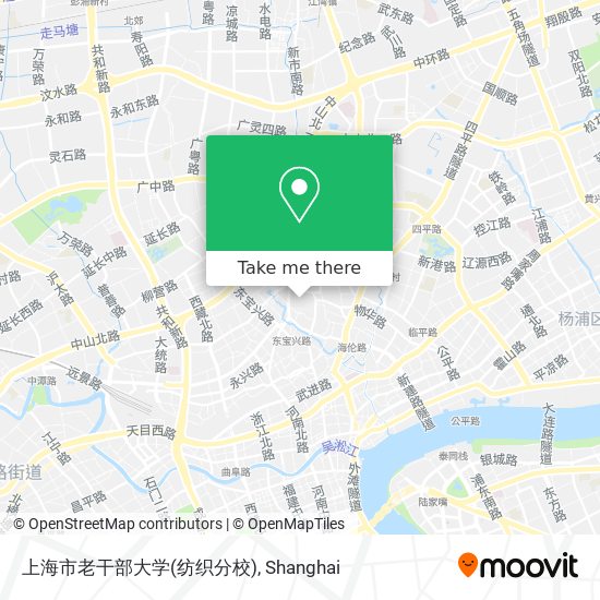 上海市老干部大学(纺织分校) map