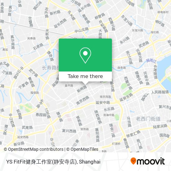 YS FitFit健身工作室(静安寺店) map