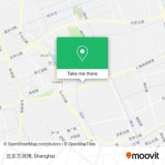 北京万润博 map