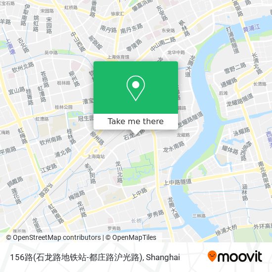 156路(石龙路地铁站-都庄路沪光路) map