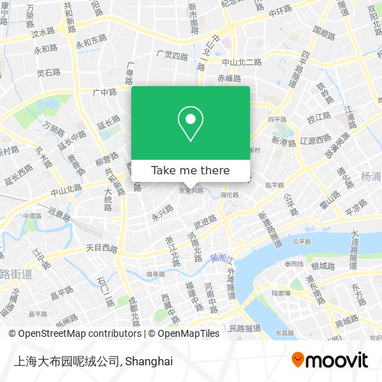 上海大布园呢绒公司 map