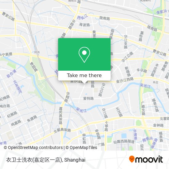 衣卫士洗衣(嘉定区一店) map