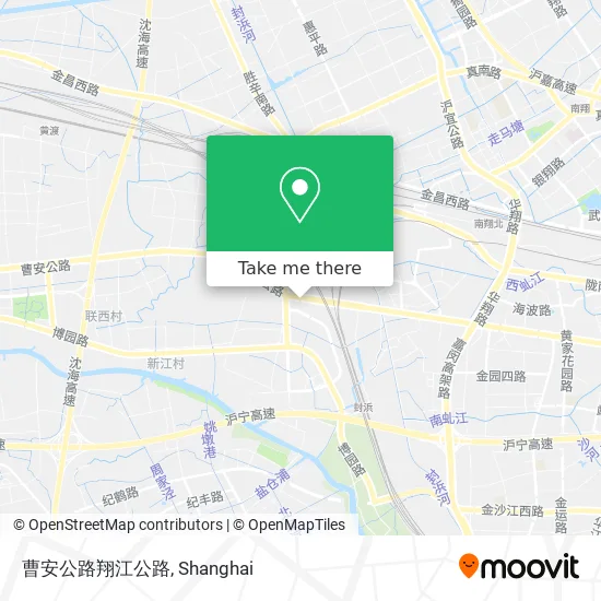 曹安公路翔江公路 map