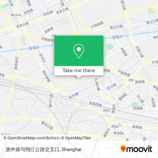惠申路与翔江公路交叉口 map