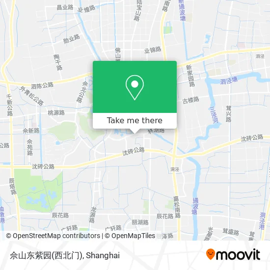 佘山东紫园(西北门) map