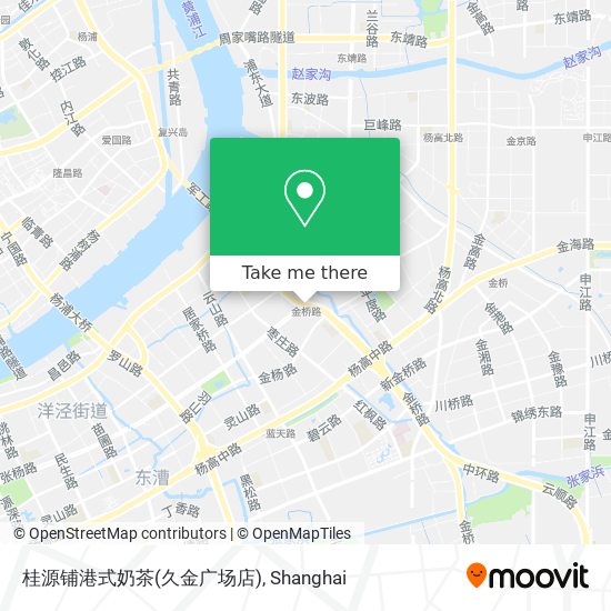 桂源铺港式奶茶(久金广场店) map