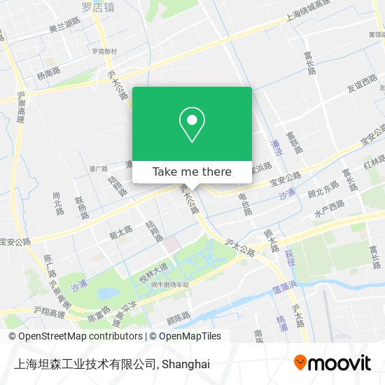 上海坦森工业技术有限公司 map