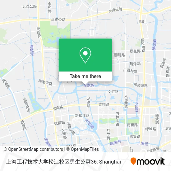上海工程技术大学松江校区男生公寓36 map