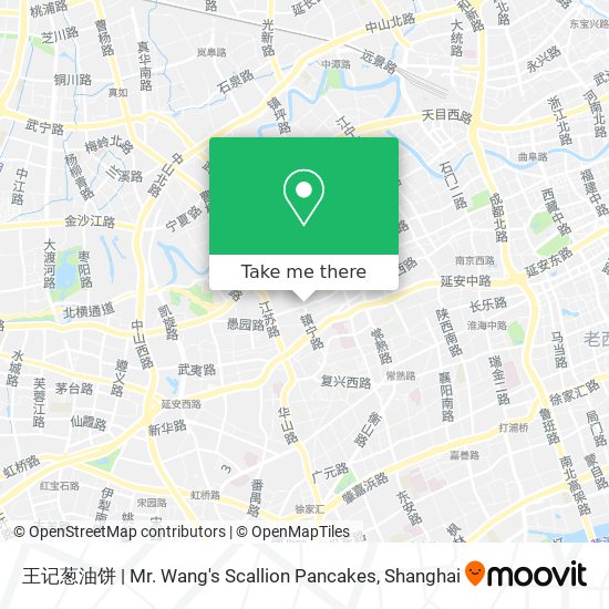 王记葱油饼 | Mr. Wang's Scallion Pancakes map