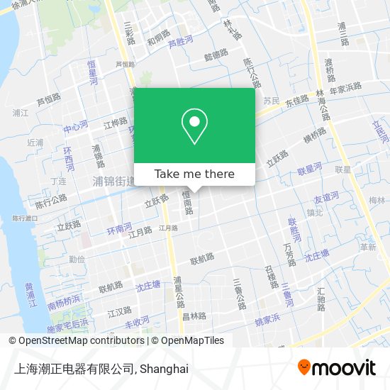 上海潮正电器有限公司 map