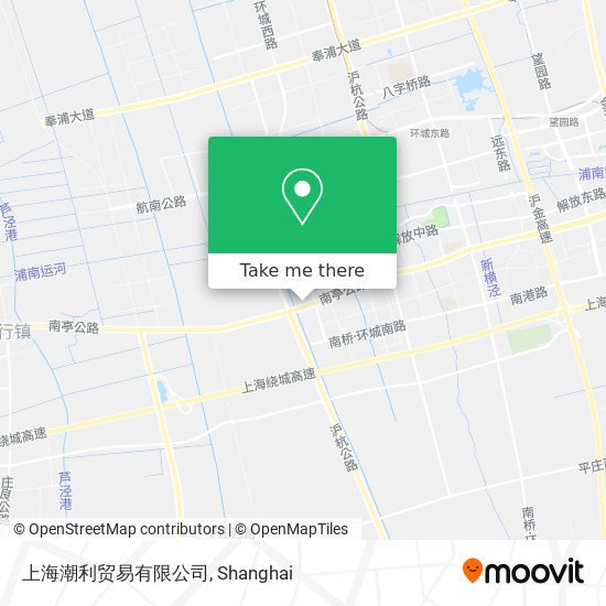上海潮利贸易有限公司 map