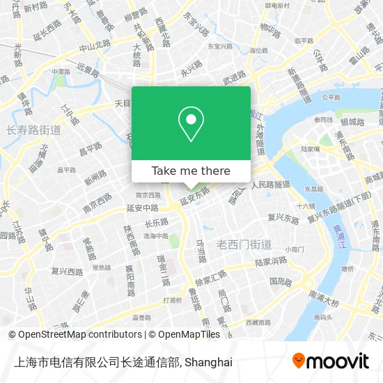 上海市电信有限公司长途通信部 map