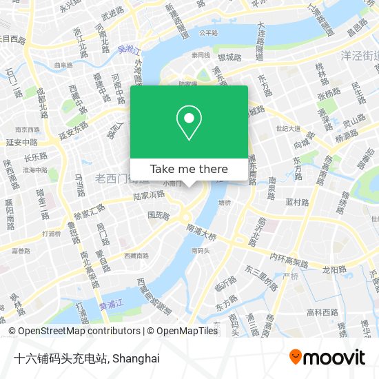 十六铺码头充电站 map