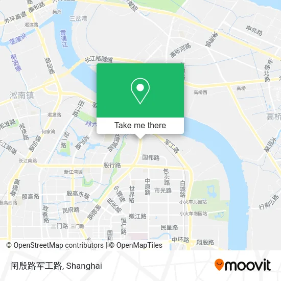闸殷路军工路 map