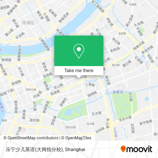 乐宁少儿英语(大拇指分校) map