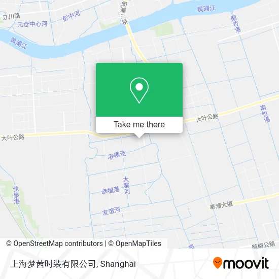 上海梦茜时装有限公司 map