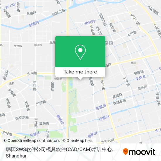 韩国SWS软件公司模具软件(CAD/CAM)培训中心 map