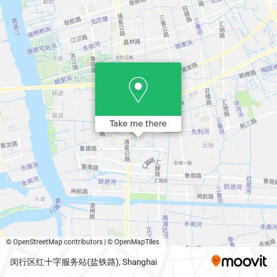闵行区红十字服务站(盐铁路) map
